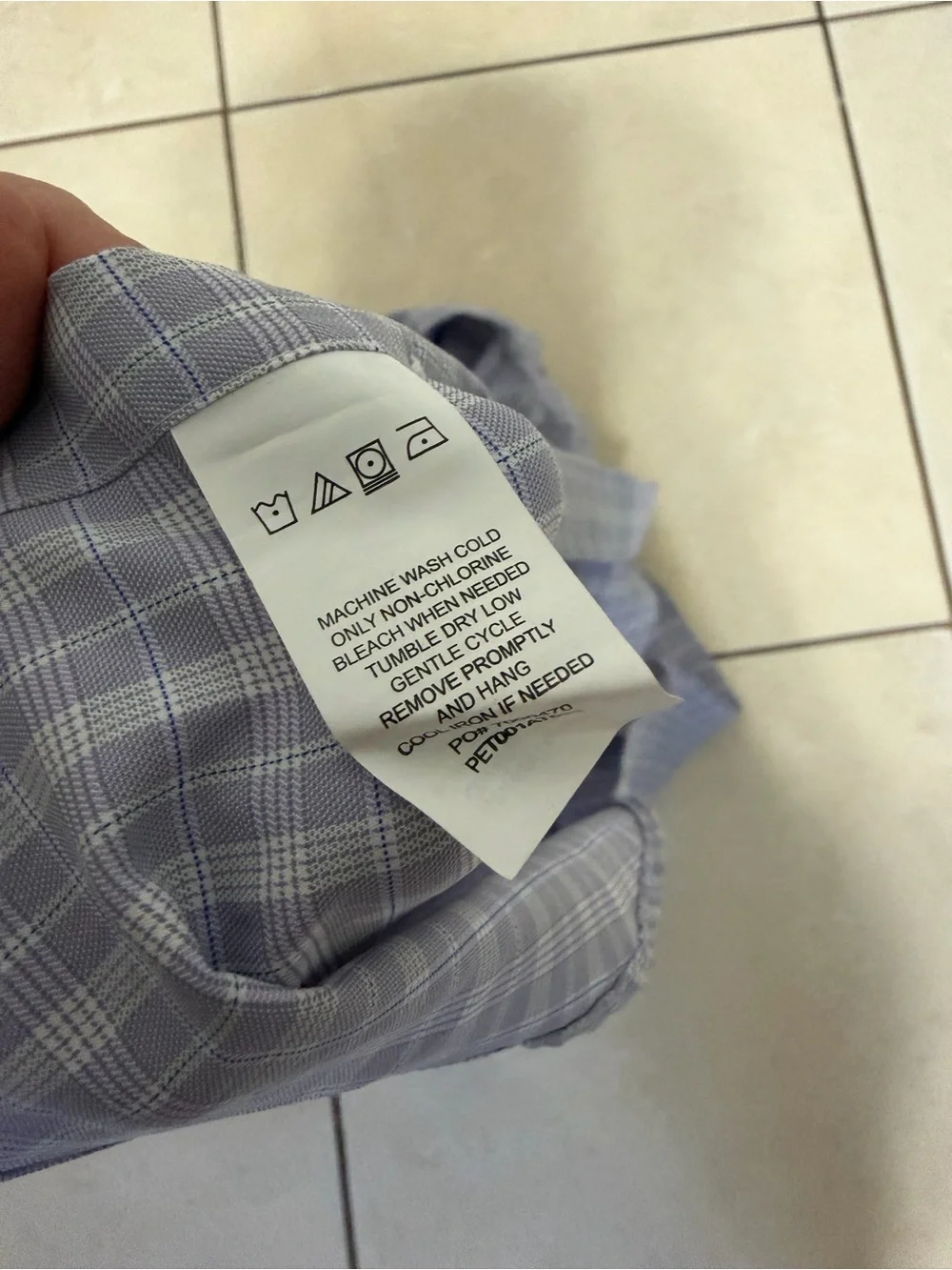 Perry Ellis Portfolio Men's Button-Down Shirt - Light Purple 16 34/35